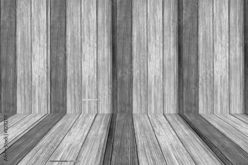 wood wall and wood floor interior and background texture