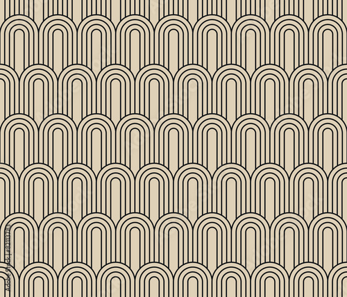 Art Deco seamless vintage wallpaper pattern
