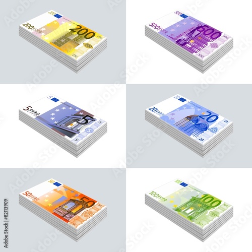 Banknotes icons