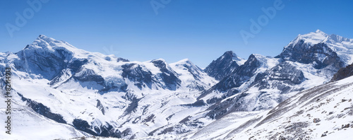 High mountain range. Natural panoramic composition © biletskiyevgeniy.com