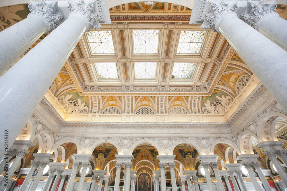 Fototapeta premium the library of congress building in washington dc