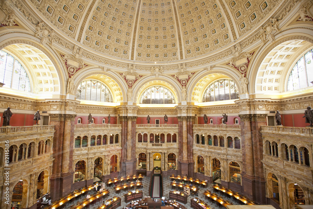 Fototapeta premium the library of congress building in washington dc