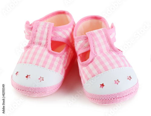 Baby shoes isolated on white