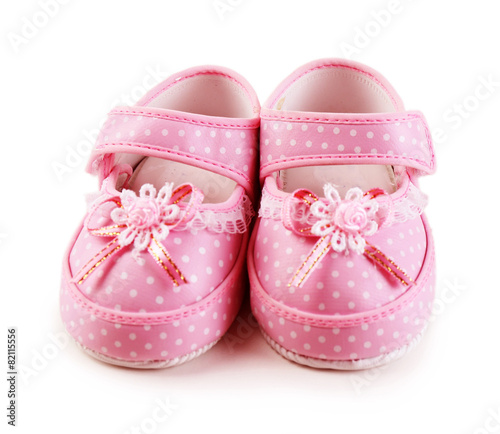 Baby shoes isolated on white © Africa Studio