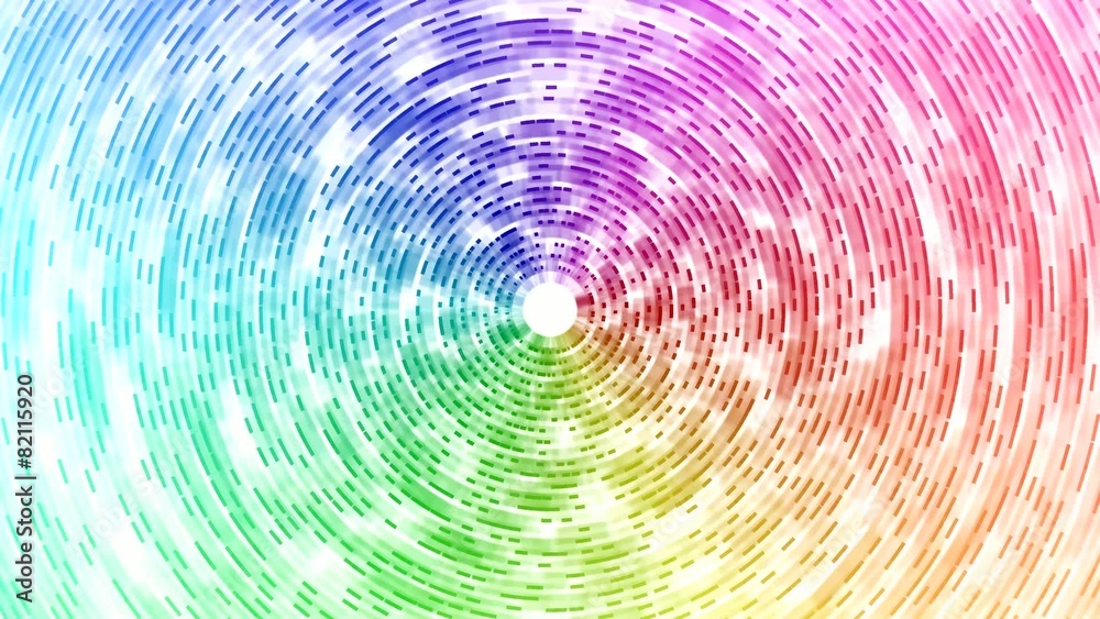 Colorful Rotating Smudged Lines Animation - Loop Rainbow Colorful Rotating Smudged Lines Animation - Loop Rainbow