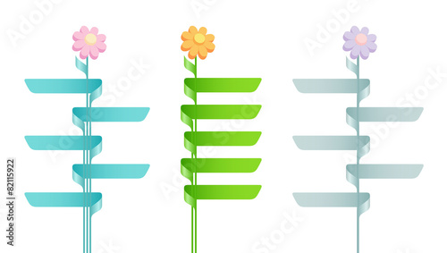 Flower banner