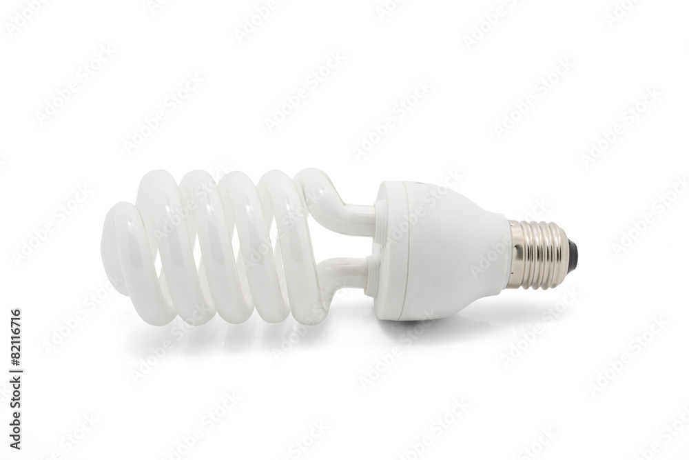 Fluorescent lamps isolated on white background Fluorescent lamps isolated on white background