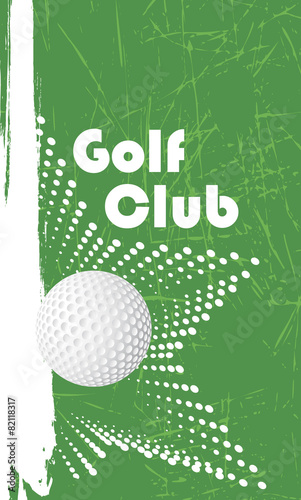 Golf club vertical banner