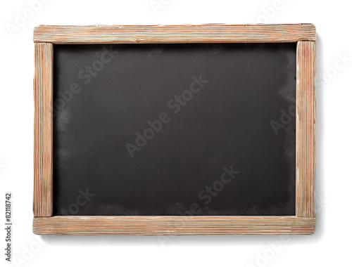 blackboard with aged wooden frame