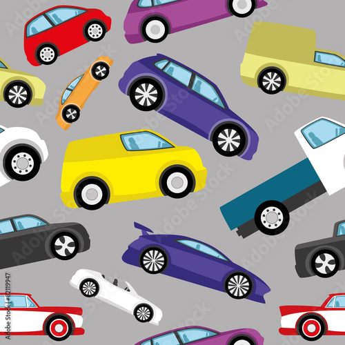 Vector background. Cars.