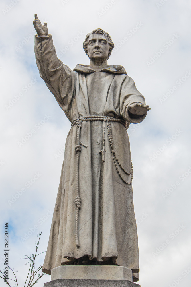 Obraz premium Theobald Mathew Statue O'Connell Street Dublin