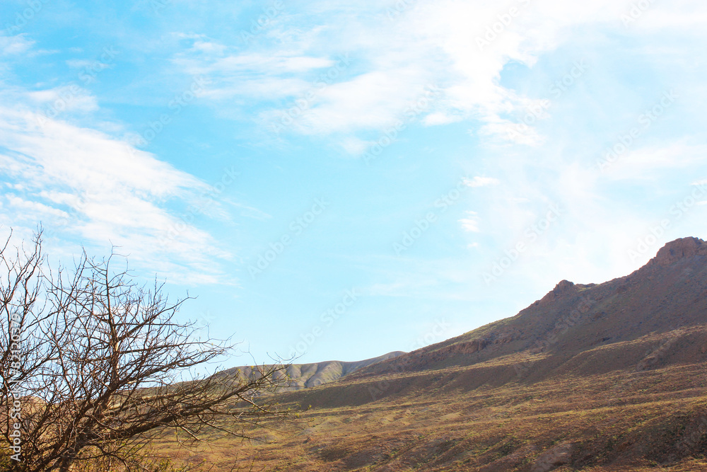 Red hills landscape