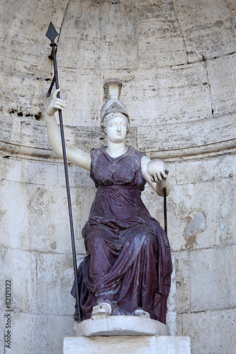 Tela Statue Dea Roma in Rome, Italy