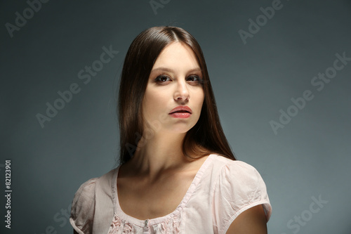 Portrait of beautiful young...