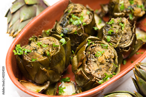 Carciofi gratinati photo