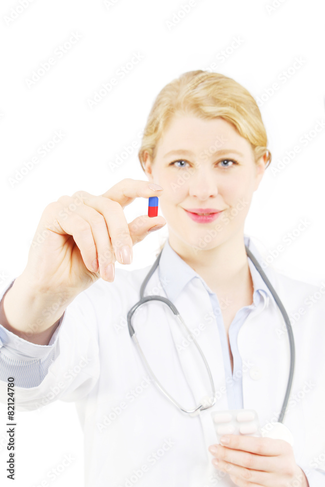 Beautiful blonde female doctor Beautiful blonde female doctor