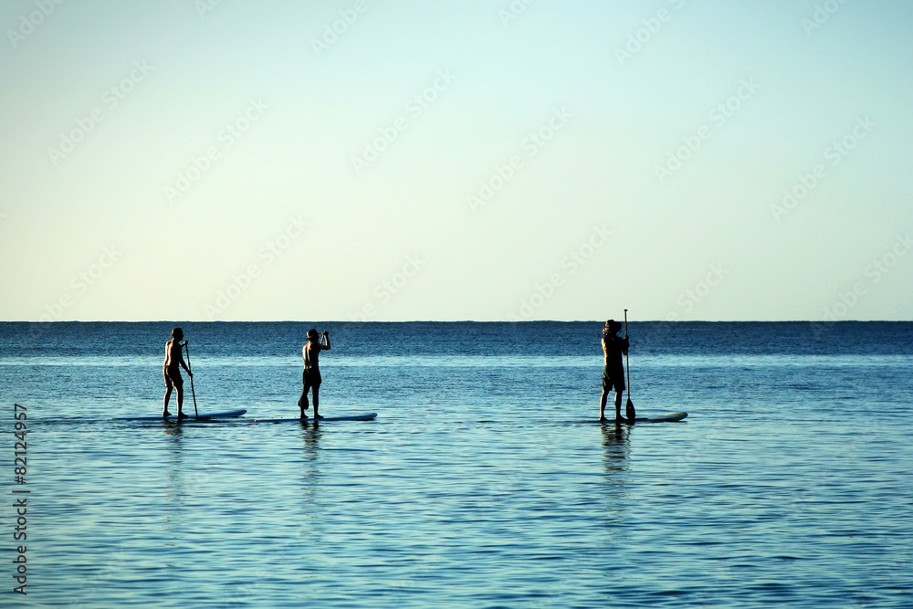 Fototapeta premium Paddle-boarding