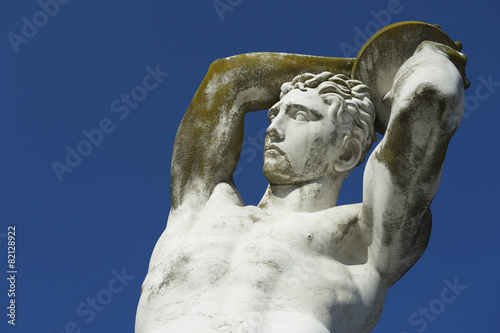 Tablou pe pânză Discus Thrower Old Marble Statue