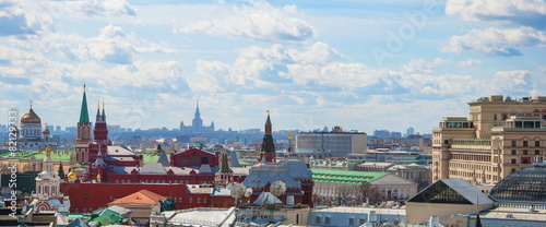 View of Moscow - Kremlin, Cathedral of Christ Savior