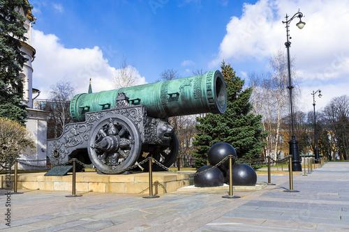 Slika na platnu Tsar Cannon in the Moscow Kremlin, Russia