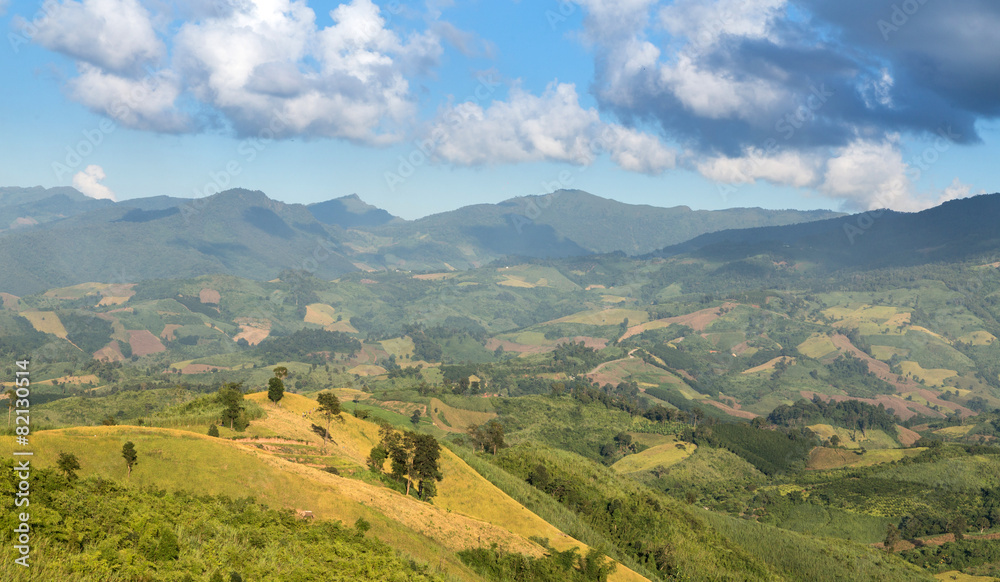 Obraz premium Phu Chi Fa, Thailand