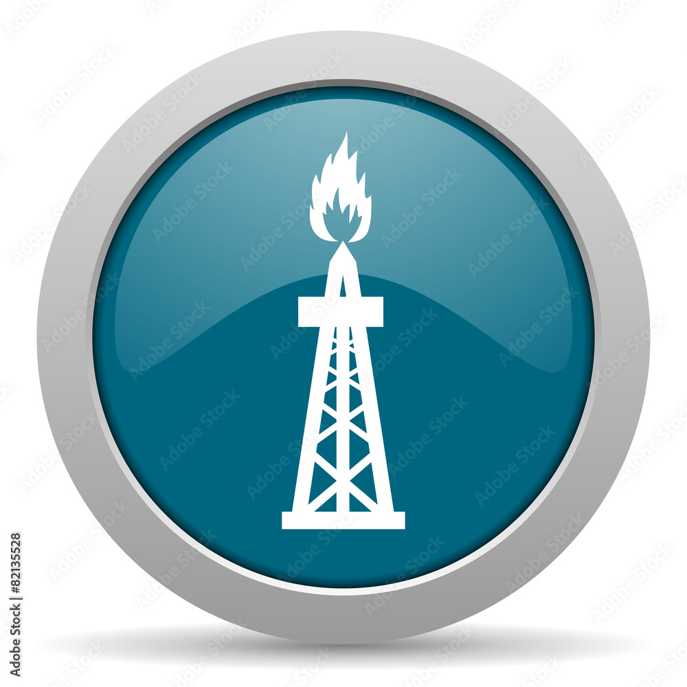 gas blue glossy web icon gas blue glossy web icon