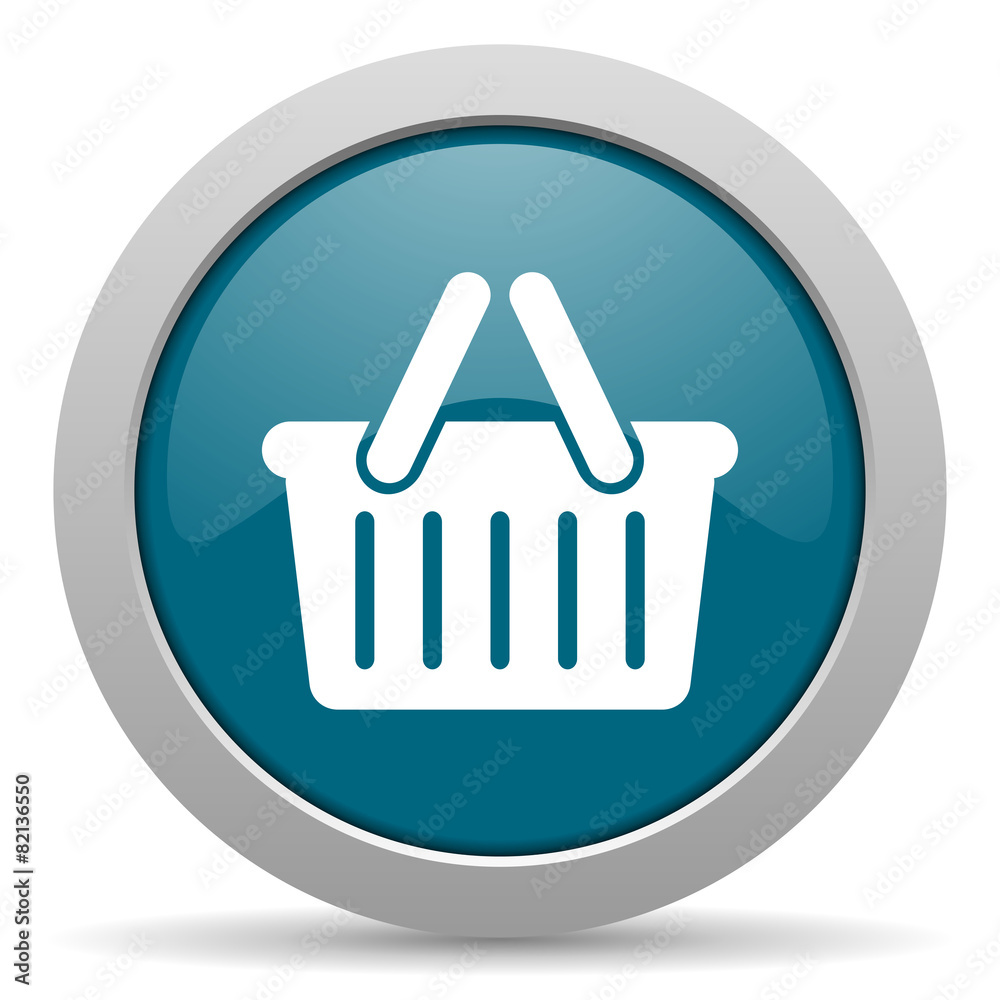 cart blue glossy web icon cart blue glossy web icon