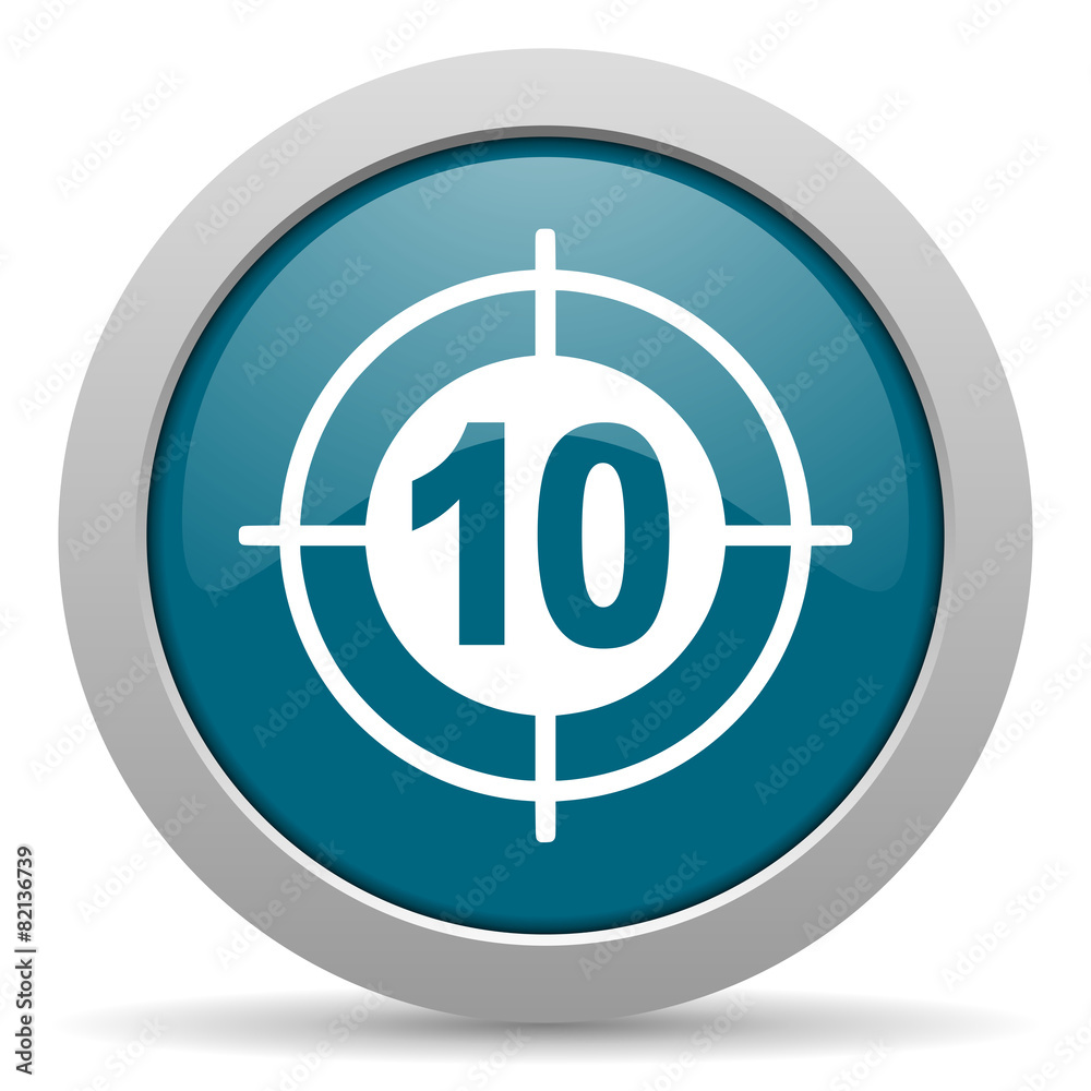 target blue glossy web icon target blue glossy web icon