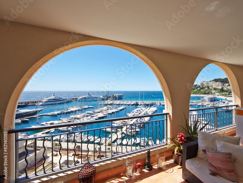 05.29.2013, Monaco, CapDail: View from the balcony of the marina
