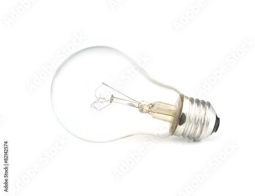 bulb isolated on white background.