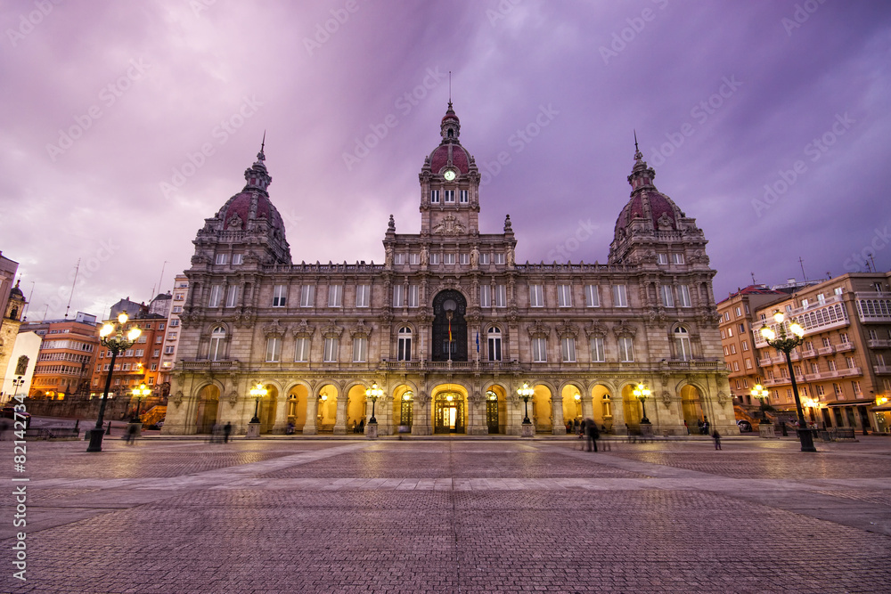 City council of La Coruña, Galicia, Spain