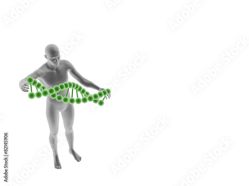 man and DNA