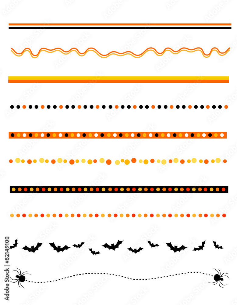 Fototapeta premium Halloween divider / frame