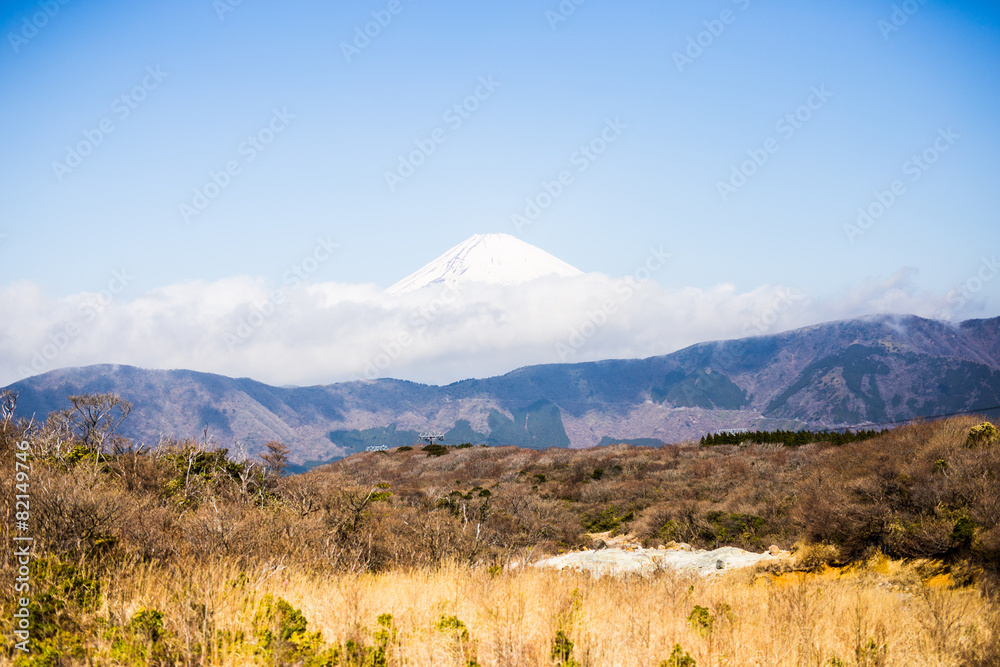 The Blueish Mountain Fuji, Japan The Blueish Mountain Fuji, Japan