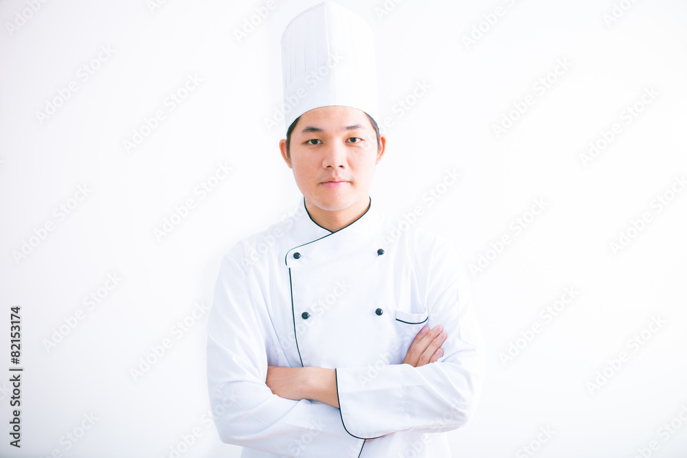 Happy chef with thumbs up