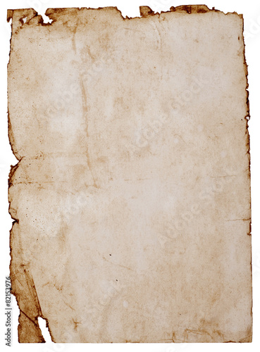 old stained  paper