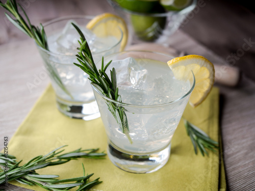 Canvas Print Gin and tonic