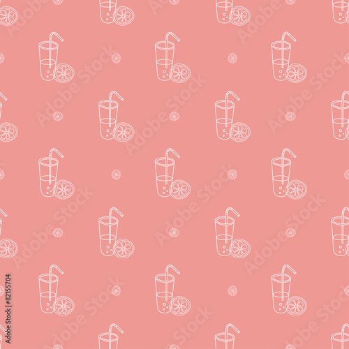 cocktail glass and drink pattern