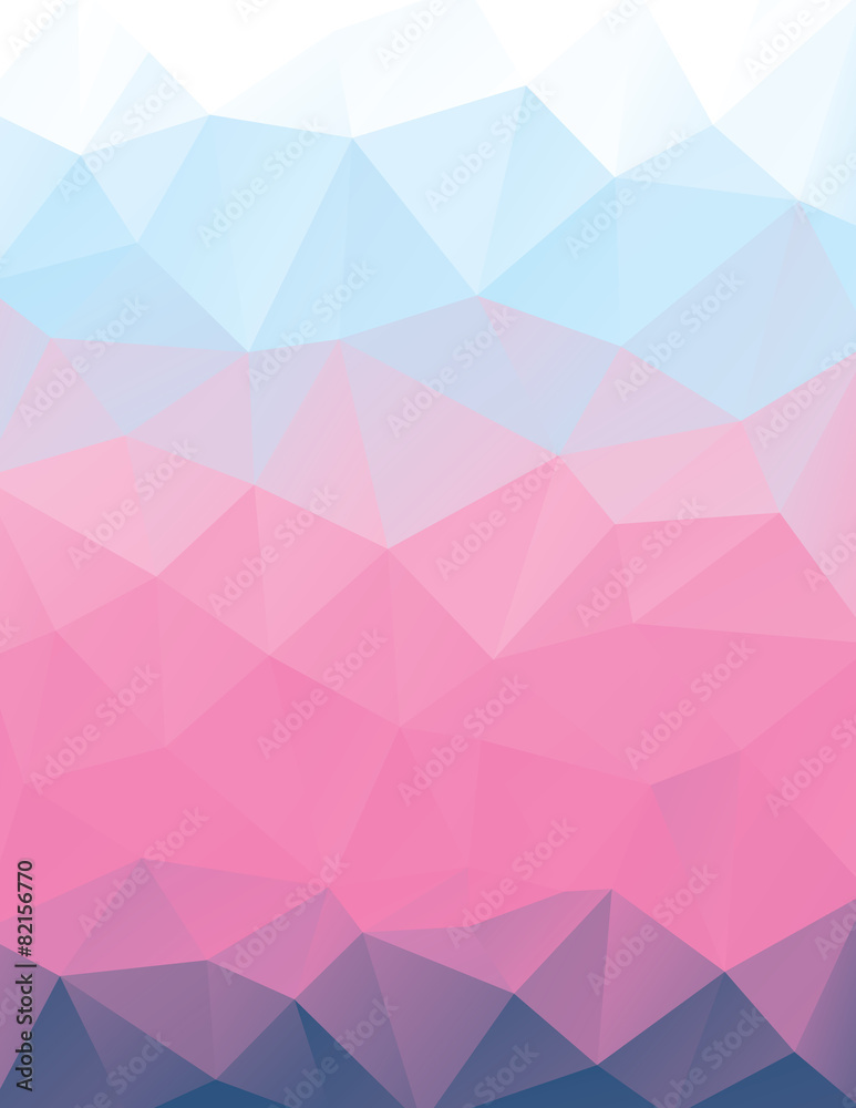 Obraz premium Polygon vector background illustration
