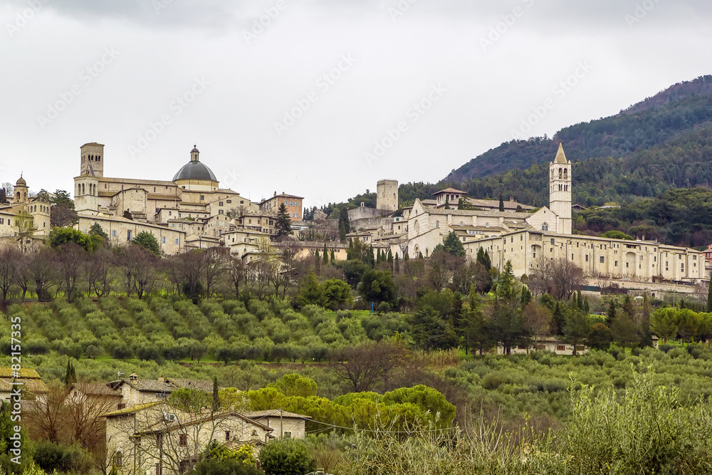 view of Assisi, Italy