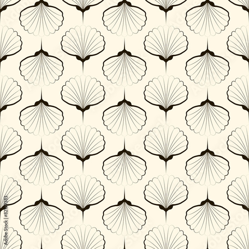 Seamless pattern, graphic ornament. Vector repeating texture wit
