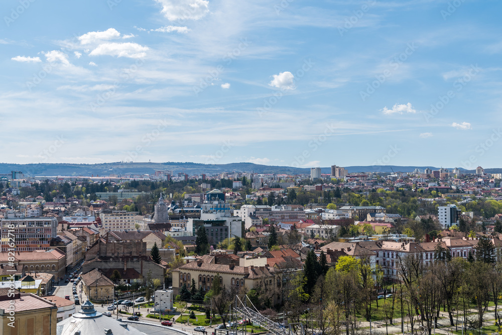 High View Of Cluj Napoca City In Romania