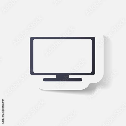 Paper clipped sticker: plasma