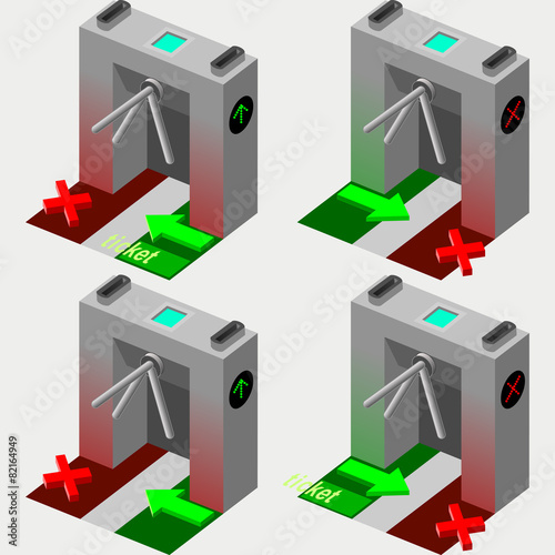 Isometric Tripod Gate