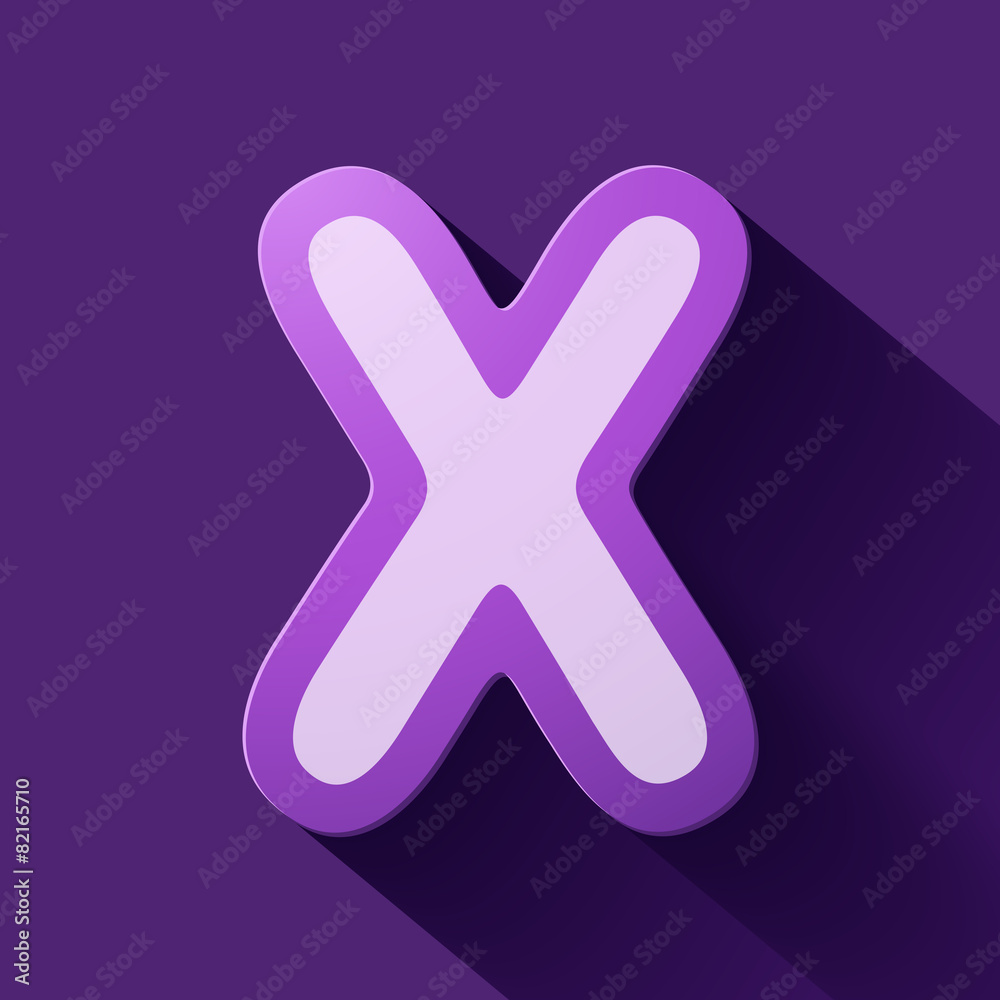 Volume icons alphabet: X Volume icons alphabet: X