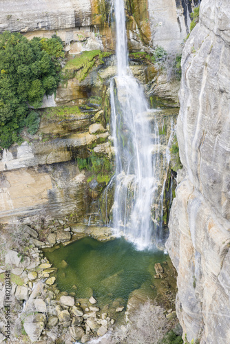 waterfall on the mountain