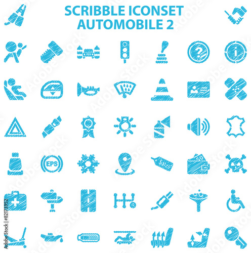 Scribble Iconset Automobile 2