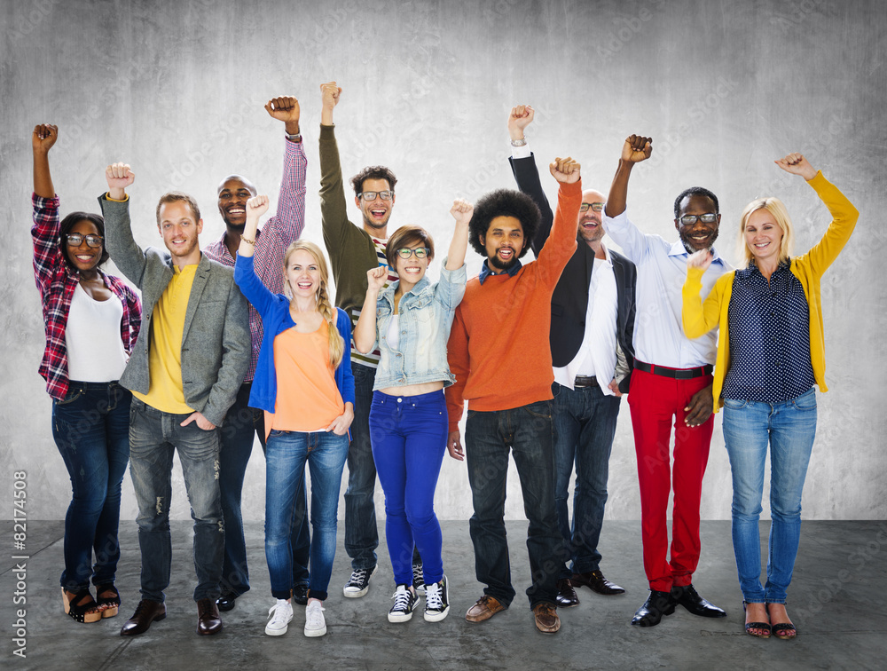 Fototapeta premium Diverse Diversity Ethnic Ethnicity Unity Variation Concept