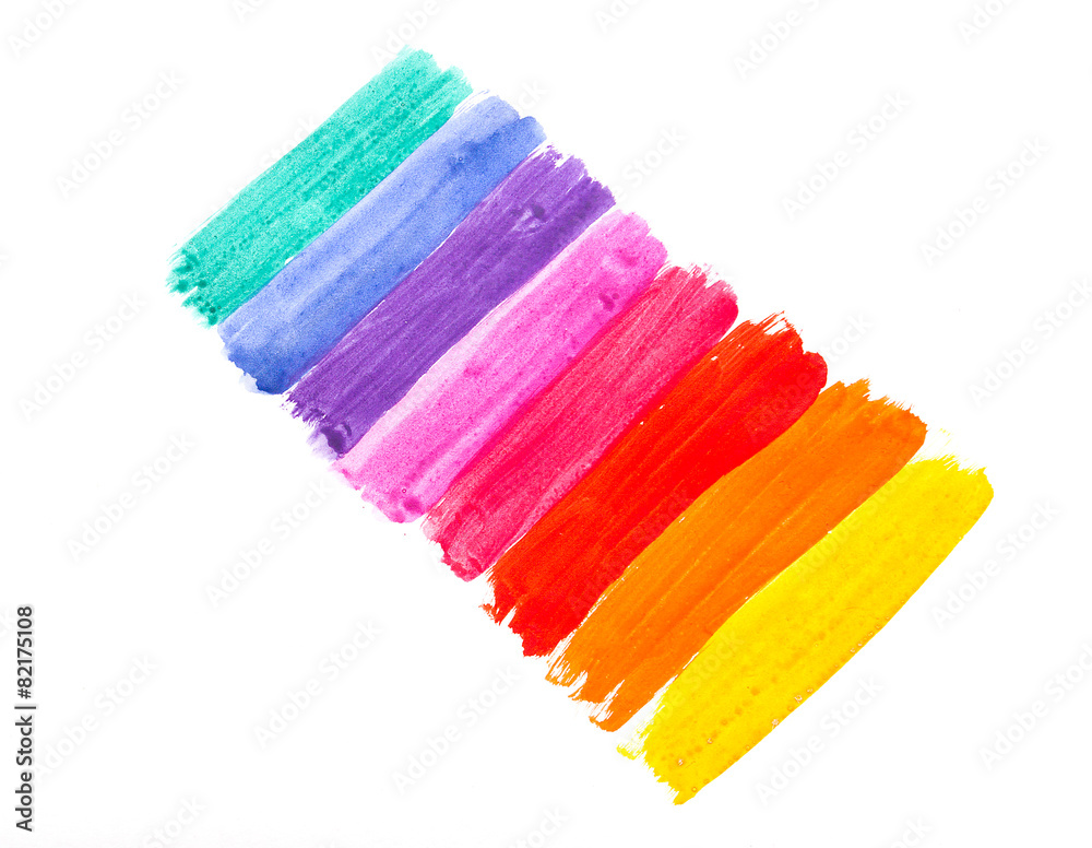 Rainbow Watercolor  Background