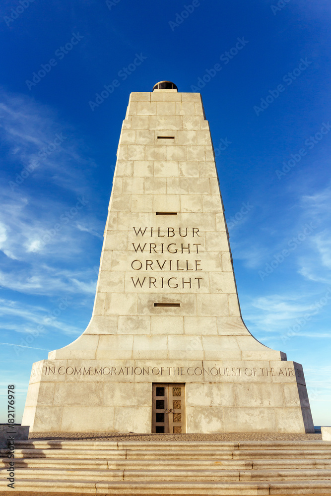 Obraz premium Wright brothers memorial, NC, USA.